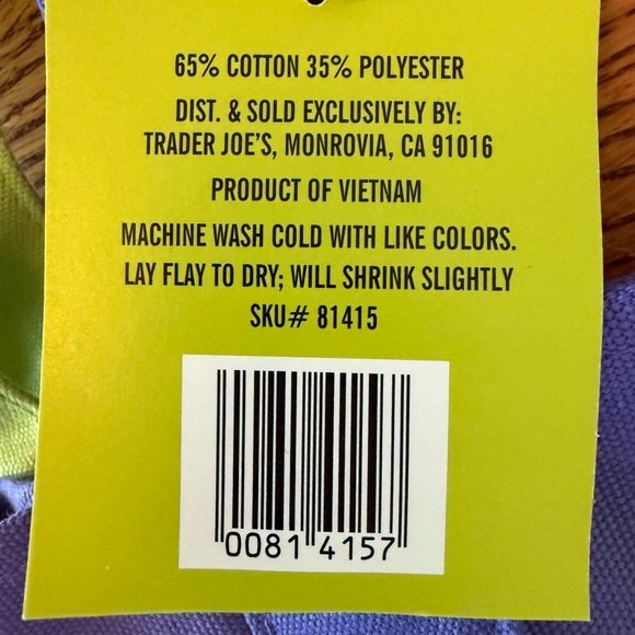 Trader Joe's Halloween trick or treat Tote Bag Set of four - Picture 7 of 7